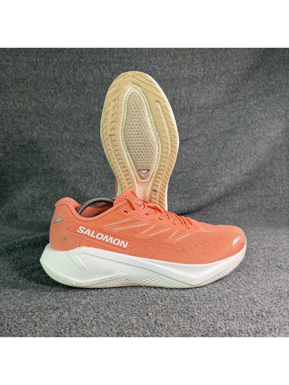 Salomon Aero Blaze 3 Shoes Womens Size 10 Orange Mesh Running Sneakers 478750